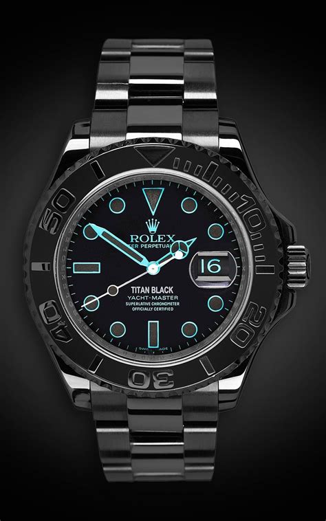 mens black rolex watch|titanium rolex watches for men.